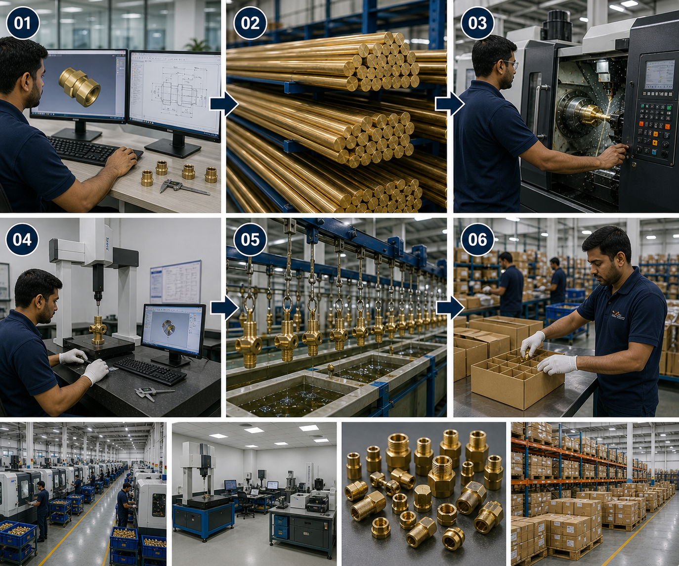 Bajarang Brass — CNC Manufacturing Floor